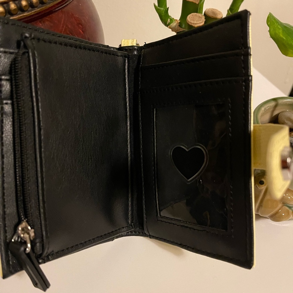 Betsy Johnson YELLOW Card Case with Key Ring - Picture 4 of 10